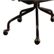 Metal & Leather Executive Office Chair- Black