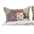 Eiger Fabric Standard Size Sham with Jacobean Prints- Multicolor