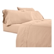 Minka 6 Piece California King Bed Sheet Set- Soft Microfiber- Sand Pink