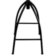Pia 32-35 Extra Tall Adjustable Barstool- Set of 2-Natural Brown Mango Wood Seat