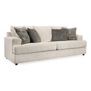 Tren 3 Seater 96 Inch Sofa with 4 Jacquard Throw Pillows -Wide Track Arms