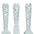 Artistic Cutlery Wall Decor In Aluminum- Set of Three- Silver