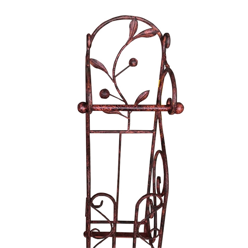 Noe Benzara Classic Free standing Metal Toilet Paper Holder- Bronze