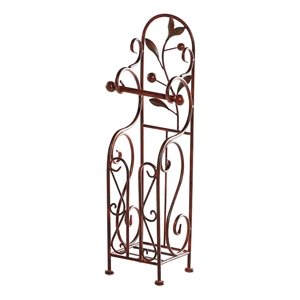 Noe Benzara Classic Free standing Metal Toilet Paper Holder- Bronze