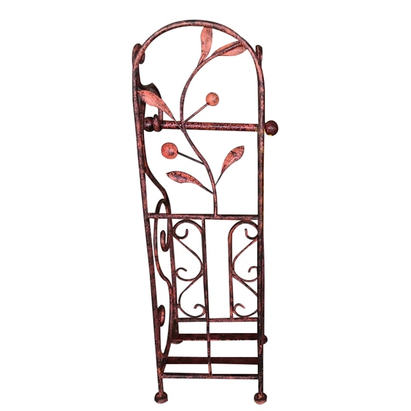 Noe Benzara Classic Free standing Metal Toilet Paper Holder- Bronze