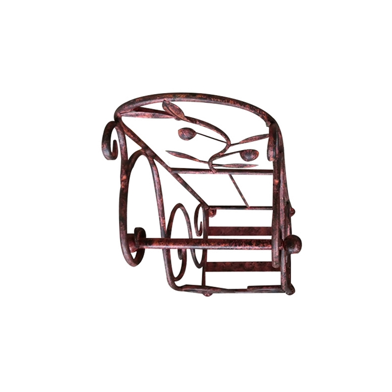 Noe Benzara Classic Free standing Metal Toilet Paper Holder- Bronze