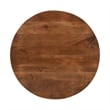 30 Inch Handcrafted Round Mango Wood Dinette- Artisanal Twisted Pedestal Base