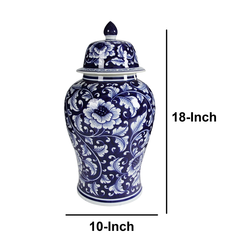 Kipp Bold Floral Impressive Jar with Lid
