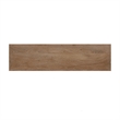 33 Inch Saddle Seat Bench with Angled Frame- Sandblasted Brown Acacia Wood
