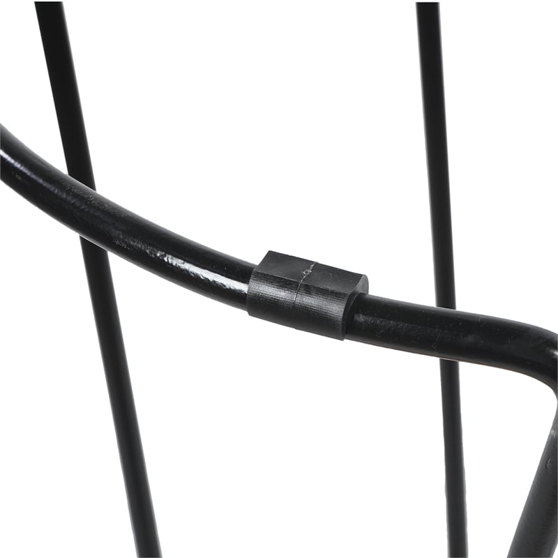 24 Inch Handcrafted Backless Barstool-Brown Mango Wood Thick SaddleSeat