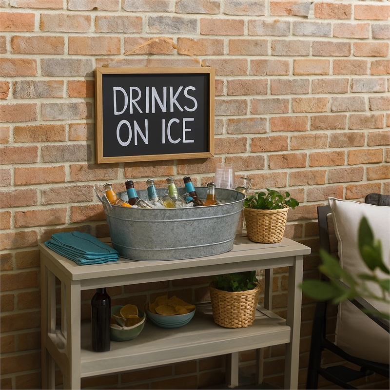 Zofi Hand Carved Elephant Design Foldable 4 Panel Wooden Room Divider- Brown