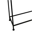 Aurelia 48 Inch Console Sofa Table-Artisanal Hammered Bronze Tray Top-Iron Frame