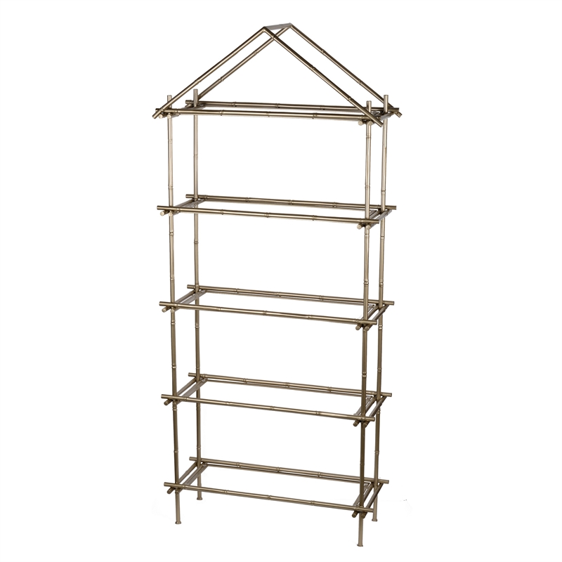 Benjara Magnificently Crafted Bamboo Etagere