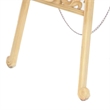 Benjara Traditional Style Wooden Easel with Scrollwork Details- Antique White