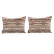 Benjara King Size 3 Piece Polyester Quilt Set with Kilim Pattern- Multicolor