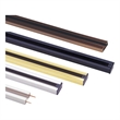 Benjara 8 Feet Metal 3 Wire Track Lighting Extension Rod- Black