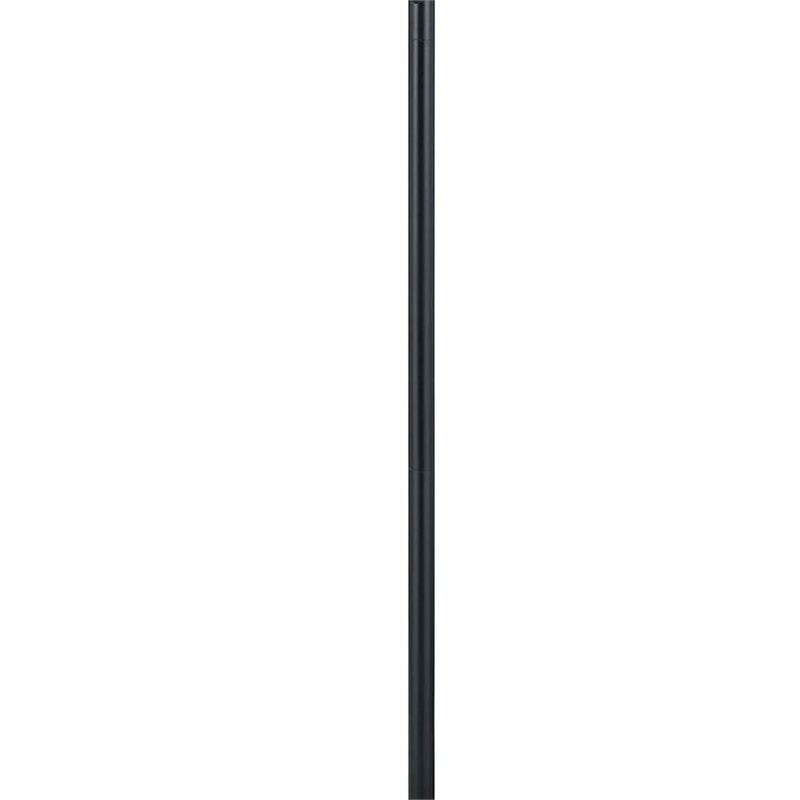 Benjara 80 Watt Metal Floor Lamp with Dual Gooseneck and Uno Style Shades- Black