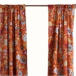 Benjara 4 Piece Polyester Window Panel Set with Floral Print- Multicolor