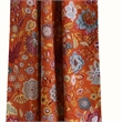 Benjara 4 Piece Polyester Window Panel Set with Floral Print- Multicolor