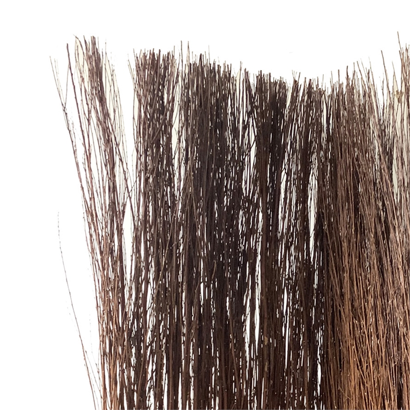 Benjara 3 Panel Vertically Aligned Willow Branches Room Divider- Brown