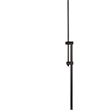 Benjara 3 Way Metal Floor Lamp with and Adjustable Height Mechanism- Bronze