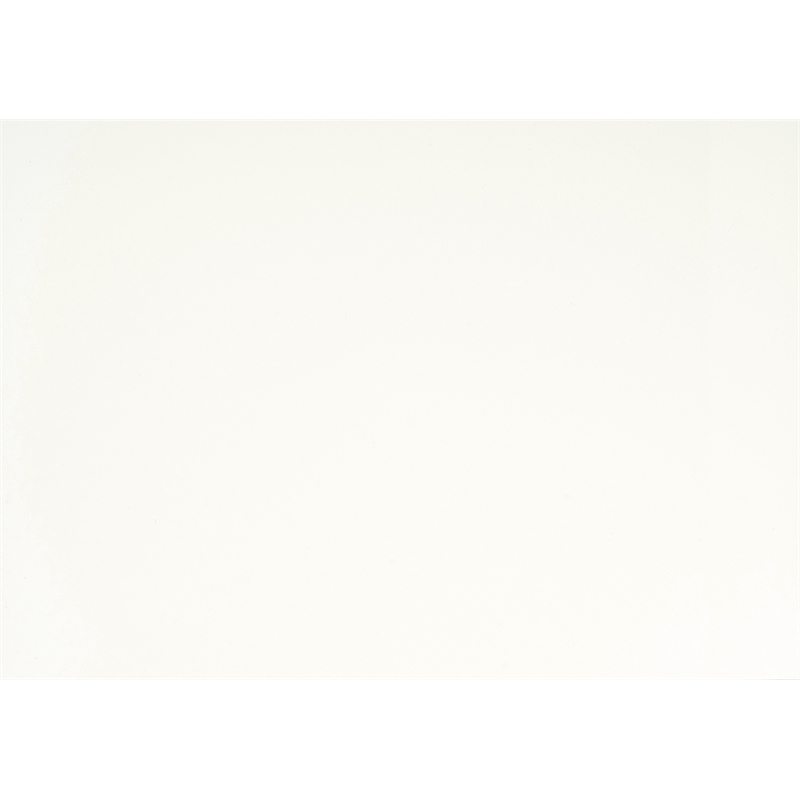 Benjara Wooden Mirror with Raised Edges and Curved Top- White