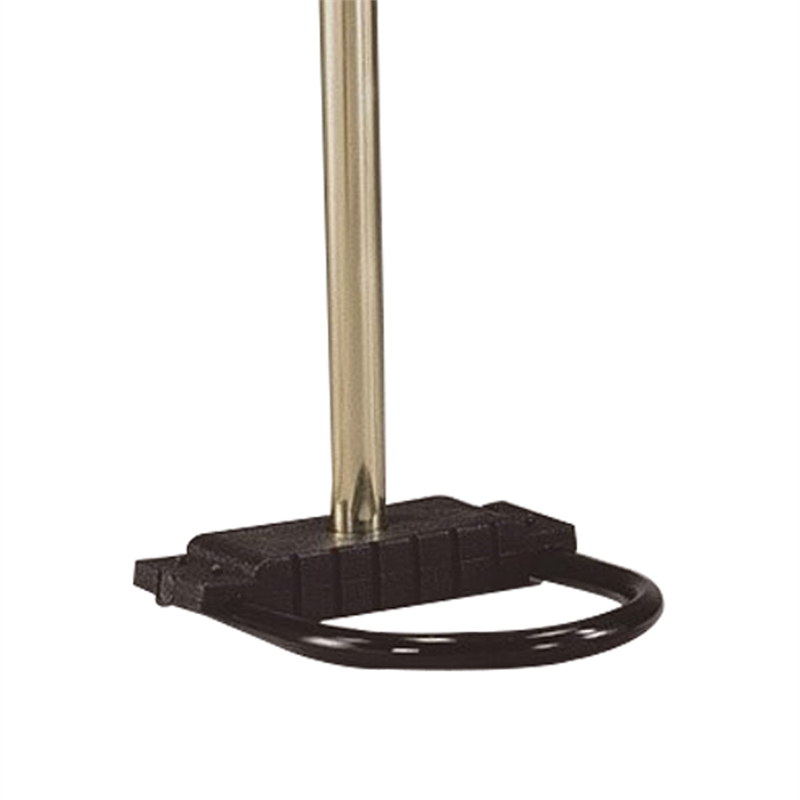 Benjara Metal Arc Floor Lamp with 4 Hanging Crystal Lights- Black and Gold