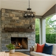 Benjara 60 X 3 Watt Metal Frame Pendant with Hardwired Switch- Textured Gray