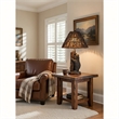 Benjara 150 Watt Resin Bear Body Table Lamp with Twig Shade- Gray and Brown
