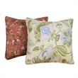 Benjara Five PC King Size Cotton Quilt Set with Sewn Floral Ruffles-Multicolor