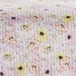 Benjara Milan 3 PC Blooming Flower Pattern Queen Quilt Set- White & Pink