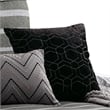 Benjara 10 Piece King Polyester Comforter Set with Striped Details- Black & Gray
