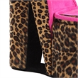 Benjara High Heel Cheetah Shoe Jewelry Box with 2 Hooks- Multicolor
