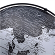 Benjara Globe Accent Decor with Inbuilt LED- Black and Gray