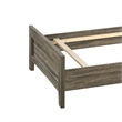 Benjara Twin Size Bed with Panel Design Headboard and Footboard- Cherry Brown