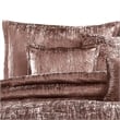 Benjara 7 Piece King Comforter Set with Shimmering Appeal- Pink