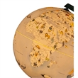 Benjara Acrylic Globe Design Night Light with Animal Print- Blue