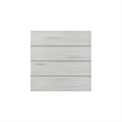 Benjara 1 Open Shelf Wooden End Table with X Shaped Accents- White