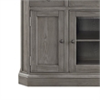 Benjara Server with Faux Marble Top and 3 Drawers- White and Brown