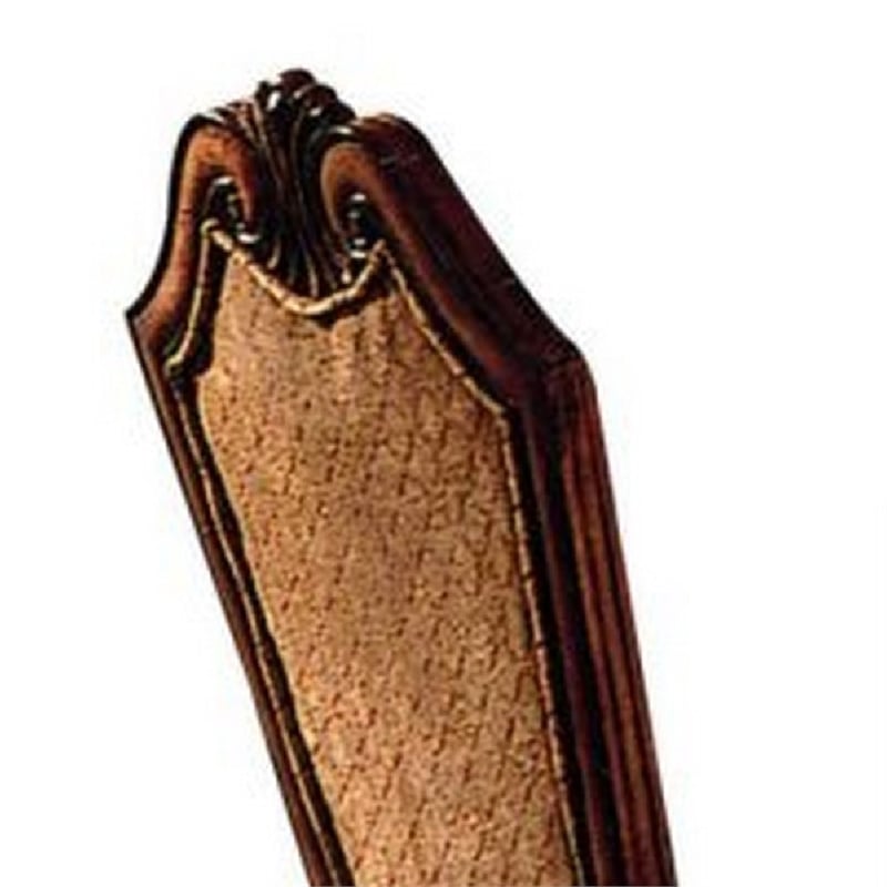 Benjara Side Chair with Fabric Seat and Crown Top (Set of 2)- Brown