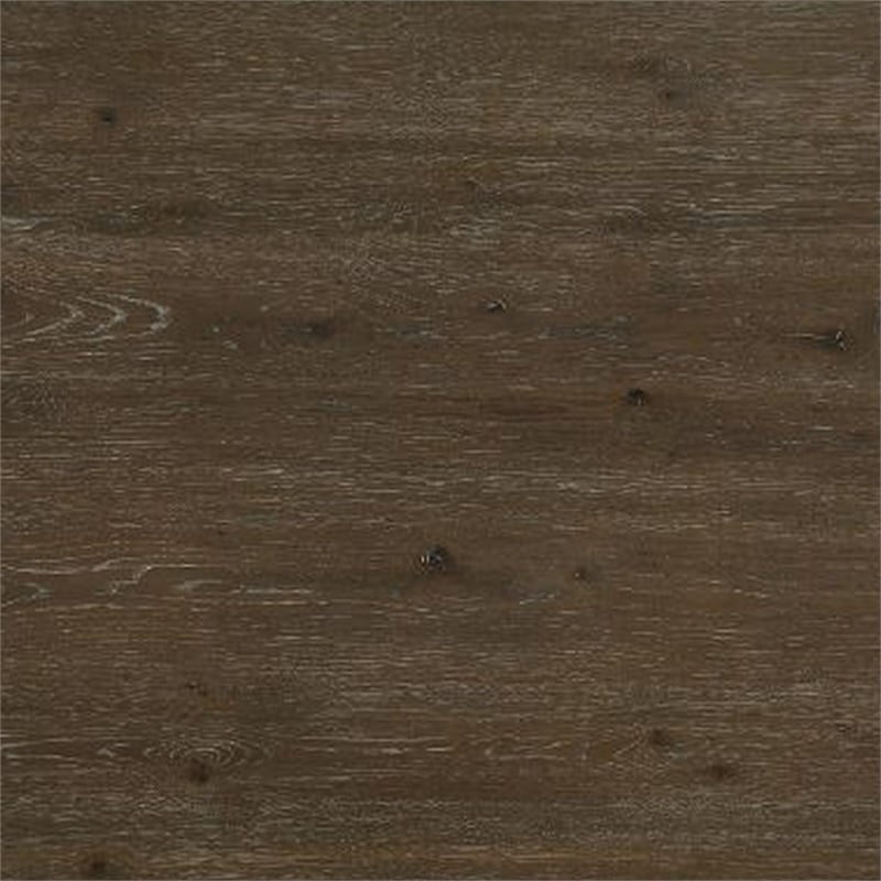 Benjara Dining Table with Rectangular Top and Curved Base- Brown
