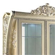 Benjara Curio with Sculpture Like Design - Champagne Gold and Silver