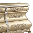Benjara Server with 6 Drawers and Ornate Engraving- Gold