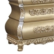 Benjara Server with 6 Drawers and Ornate Engraving- Gold