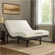 Benjara Liza Adjustable Full Bed Base- Wireless Remote- Head Foot Incline
