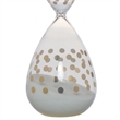 Benjara Doug Set of 3 Decorative 60 Minute Hourglass Accent Decor- Colored Sand