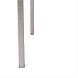 Benjara Fifi 7 PC Dining Table Set- White Metal Frames- Smooth Textilene Fabric