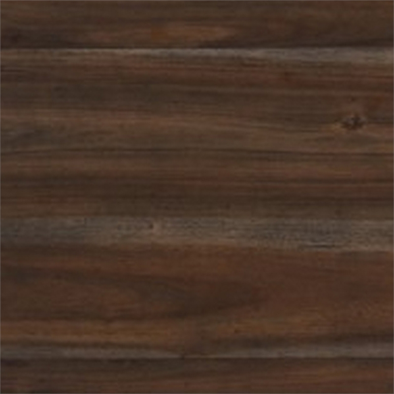 Benjara Bitsy Modern Queen Bed- Angled Plank Design- Tapered Legs- Espresso