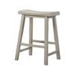 Benjara 3 Piece Dining Table Kitchen Island with Storage- Counter Stools- Gray