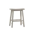 Benjara 3 Piece Dining Table Kitchen Island with Storage- Counter Stools- Gray